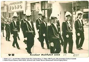 Schützen in Kevelear 1966